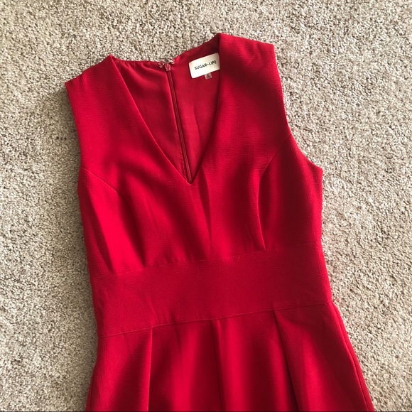 Sugarlips Pants - Red Wide Leg Jumpsuit 🌹